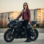 Women’s Deep Burgundy Leather Jacket – Bold Luxe Slim Fit Edition - Image 2